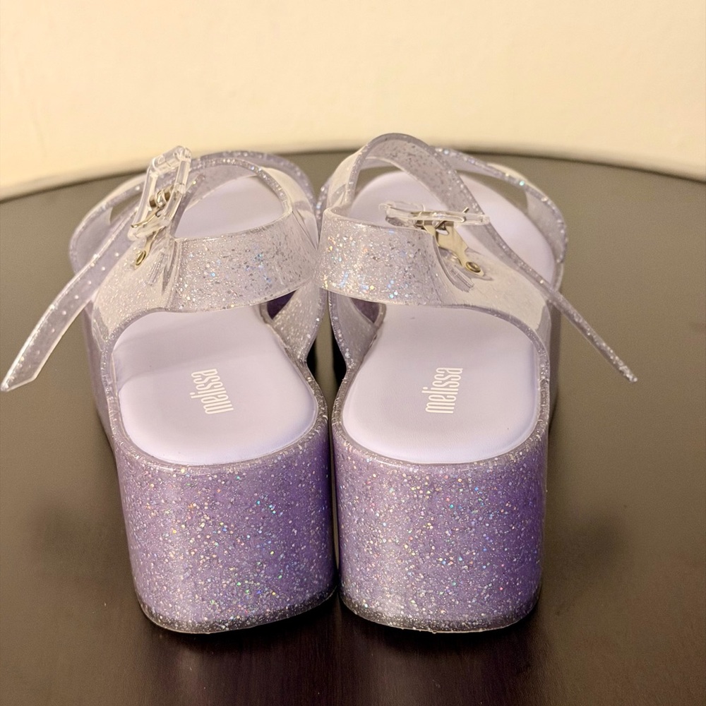 Melissa Glitter Platform Sandals - lavender - Picture 2 of 2